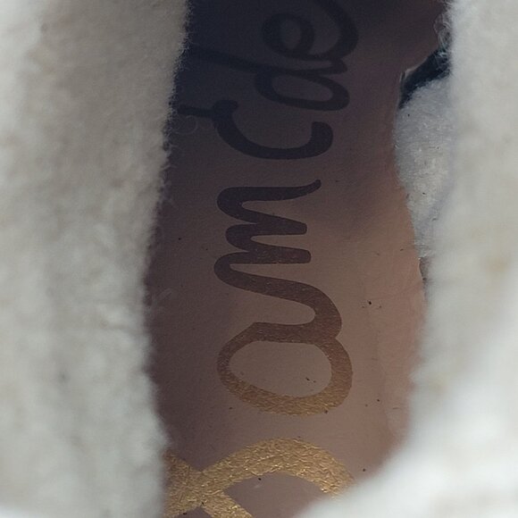 Sam Edelman Black Suede Leather Fringe Studded Kemper Boots US Size 8.5M - Picture 9 of 12